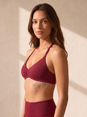 The Form Bra Bordeaux - trois quarts